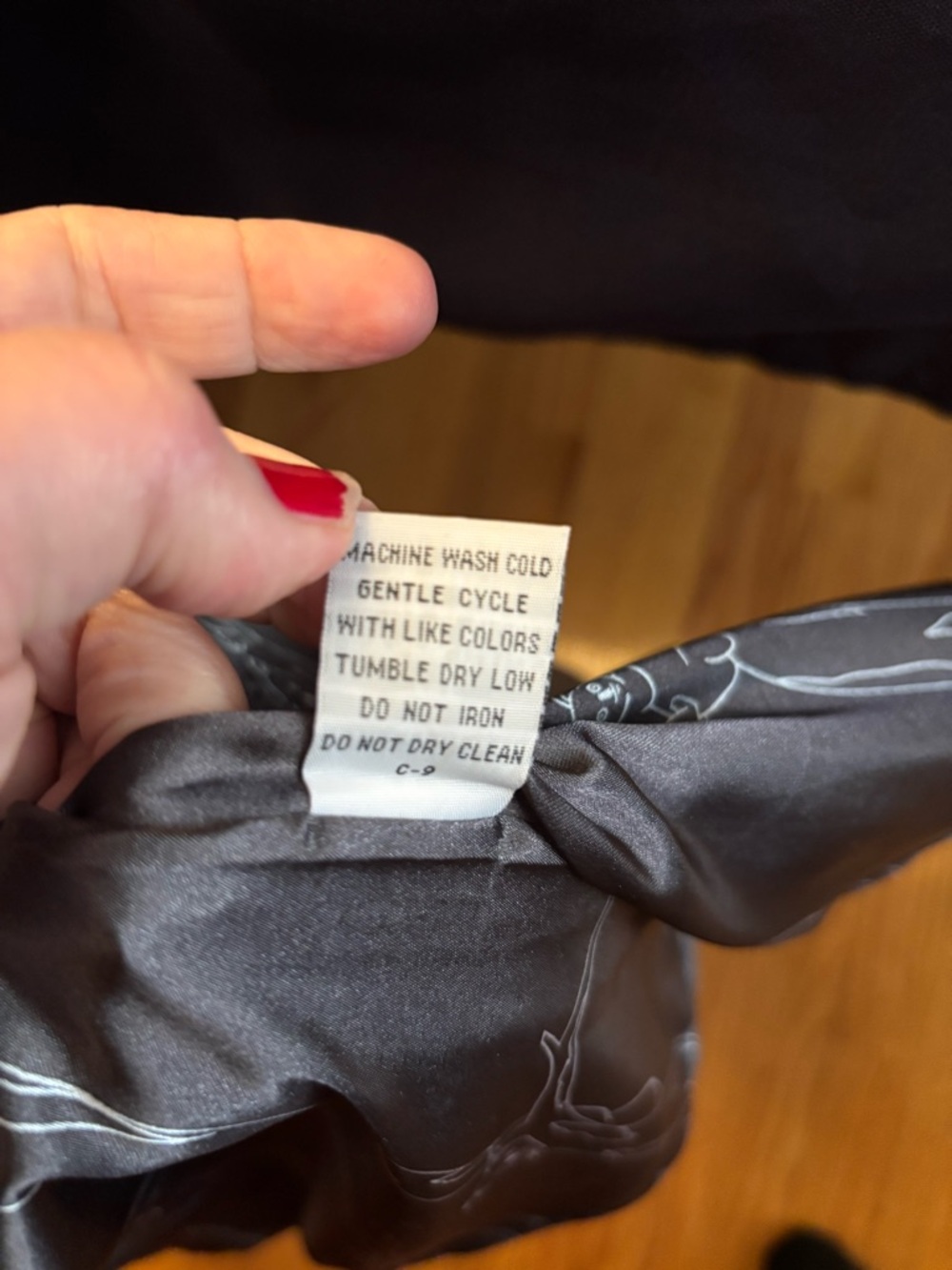 Tulle Quilted Puffer Coat in Gray - Picture 9 of 13
